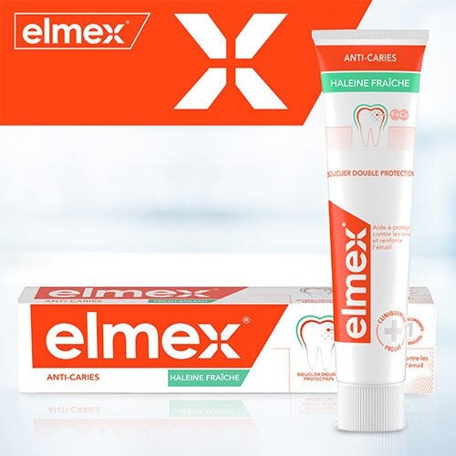 Dentifrice elmex® ANTI-CARIES Haleine Fraîche