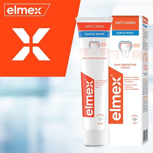 elmex® ANTI-CARIËS Gentle White Tandpasta