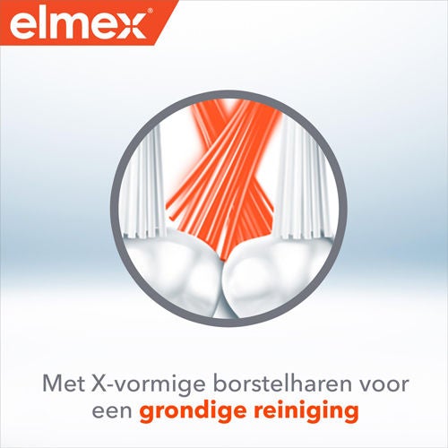 Met X-vormige borstelharen voor een grondige reiniging