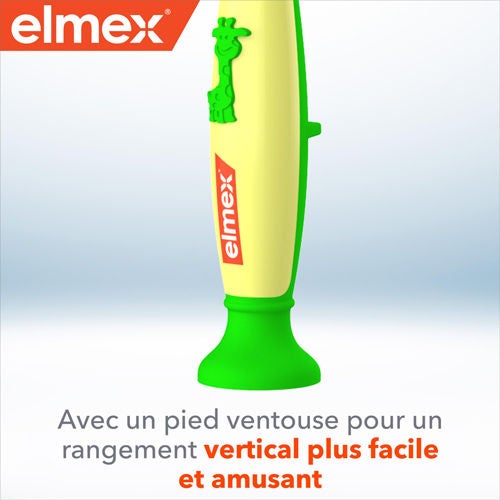 Avec un pied ventouse pour un rangement vertical plus facile et amusant