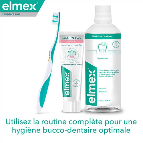 Triple Action Protection supplémentaire contre les dents sensibles Rafraichit Thaleine