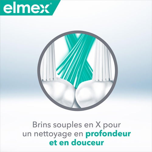 Brins soupleas en X pour un nettoyage en profondeur et en douceur