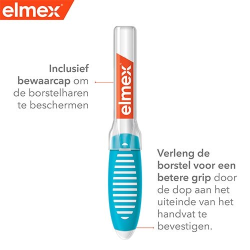 elmex® Interdentale borstels Blauw, Maat 3, 1.1mm