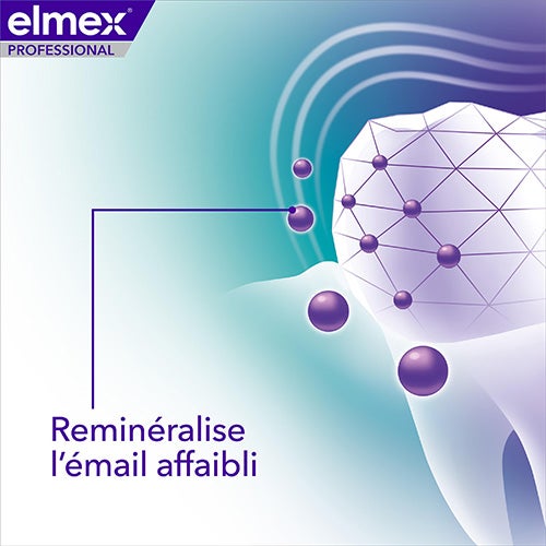 Reminéralise l'émail affaibli