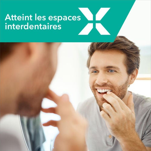 atteint les espaces interdentaires