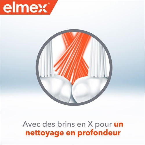 Avec des brins en X pour un nettoyage en profondeur