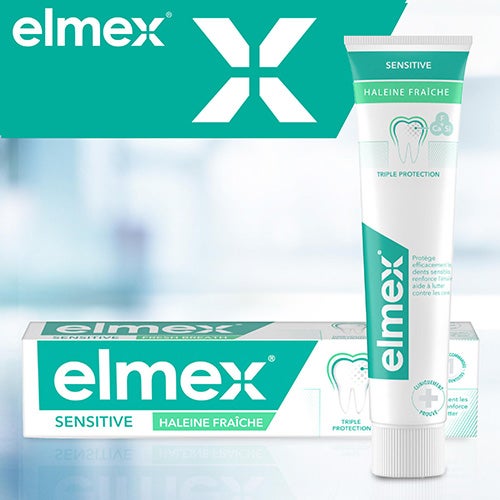 dentifrice elmex clean fresh senstive packshot