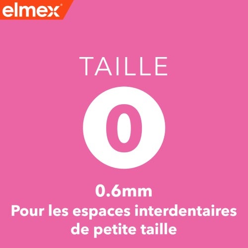 Les cure-dents elmex taille 6 pour les petits espaces interdentaires bénéficient d'un avantage