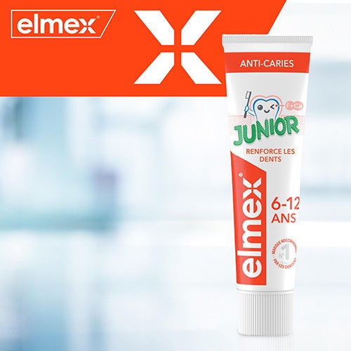 Dentifrice elmex® ANTI-CARIES JUNIOR 6-12 ans