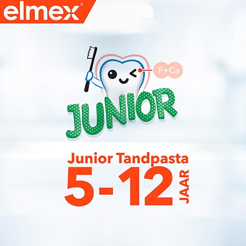 elmex® ANTI-CARIËS JUNIOR 6-12 jaar tandpasta