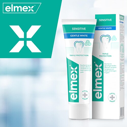 elmex® SENSITIVE Gentle White tandpasta